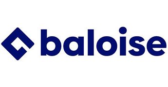 Logo der Baloise Versicherung in Blau und Weiß.