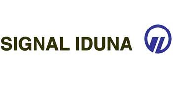 Logo von SIGNAL IDUNA, bestehend aus Schriftzug und grafischem Symbol.