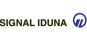 Logo von SIGNAL IDUNA mit stilisierter Buchstabenmarke.
