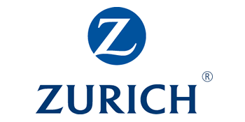 Logo der Zurich Versicherung mit blauem Z und dem Schriftzug "ZURICH".
