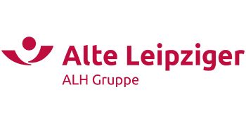 Logo der Alten Leipziger, bestehend aus einem stilisierten Menschen und dem Schriftzug.