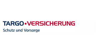 Logo der TARGO Versicherung mit dem Slogan "Schutz und Vorsorge".