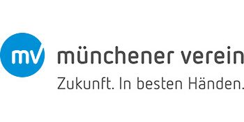 Logo des Münchener Vereins mit dem Slogan "Zukunft. In besten Händen."