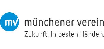 Logo des Münchener Vereins mit dem Slogan "Zukunft. In besten Händen."