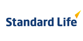 Logo von Standard Life mit stilisierter gelber Spitze.