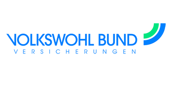 Logo des Volkswohl Bund Versicherungen in blau und grün.