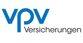 Logo der VPV Versicherungen in Blau und Schwarz.